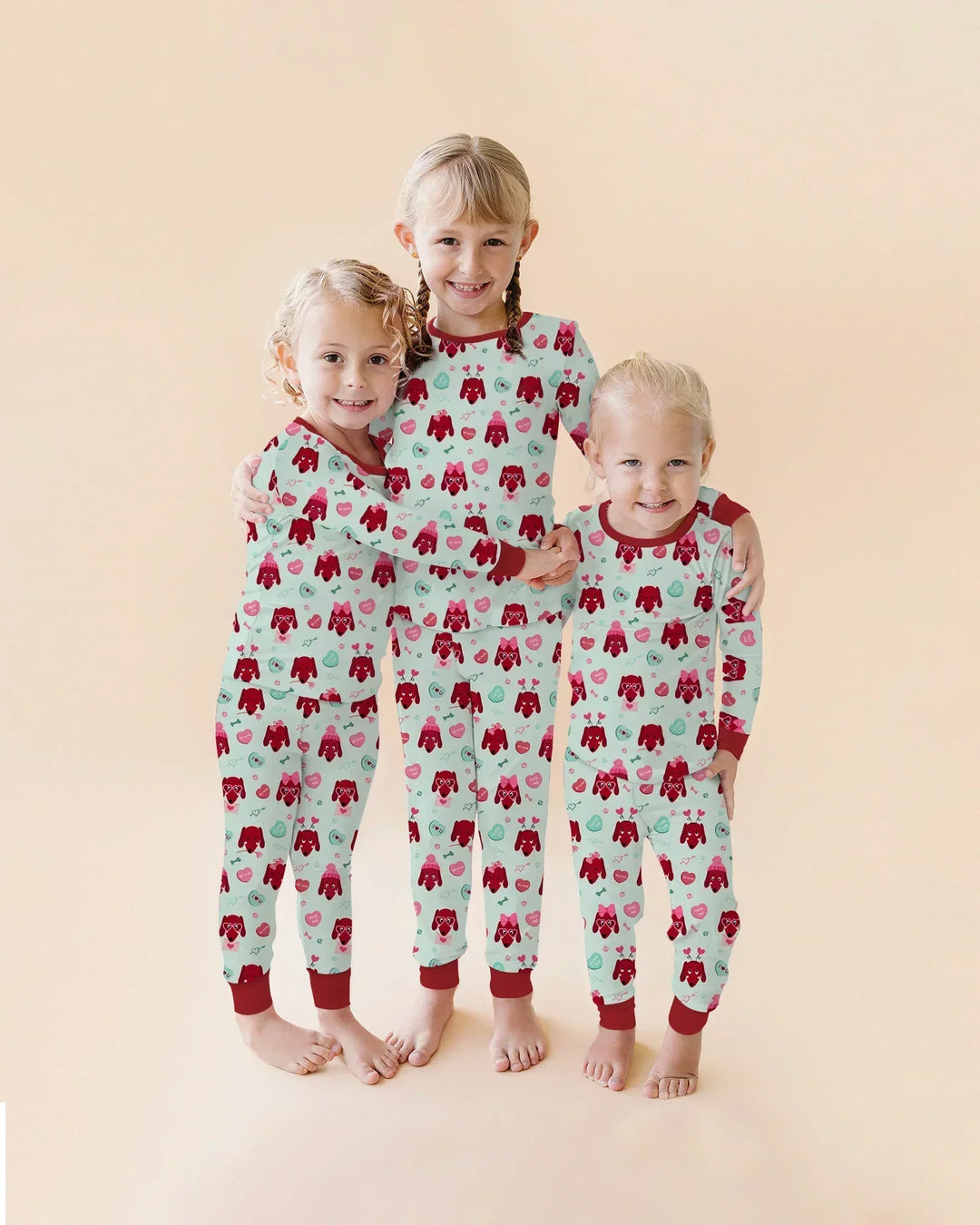 Zweiteiliges, kurzärmliges Pyjama-Set mit Marienkäfern