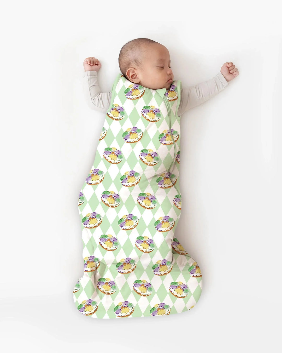 Mardi Gras Donut Bamboo Sleep Bag