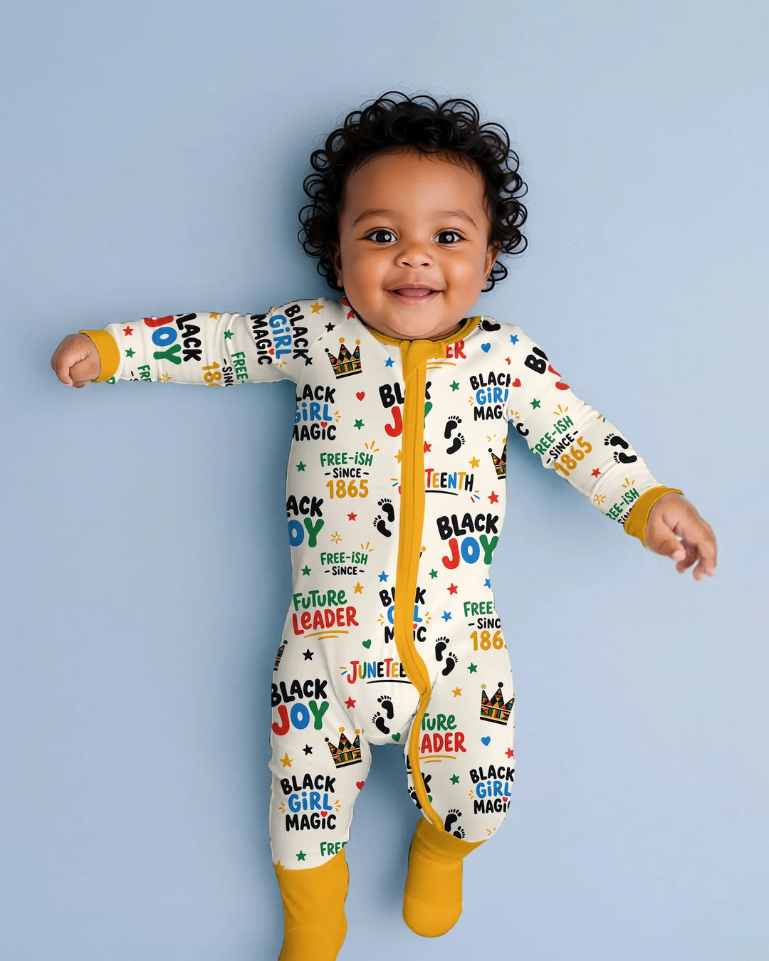 Juneteenth Black Girl Magic Bamboo Convertible Zippy