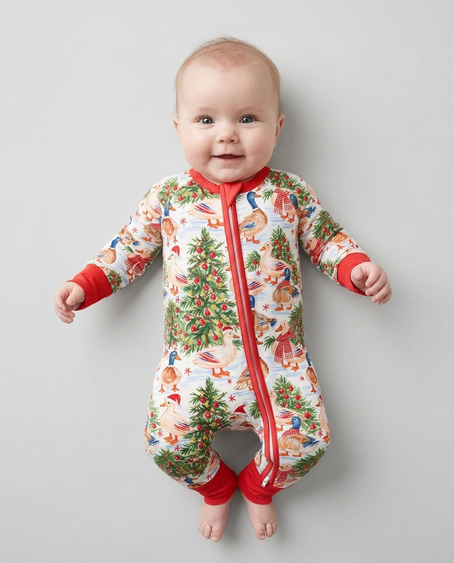 Christmas and Duck Bamboo Convertible Zippy
