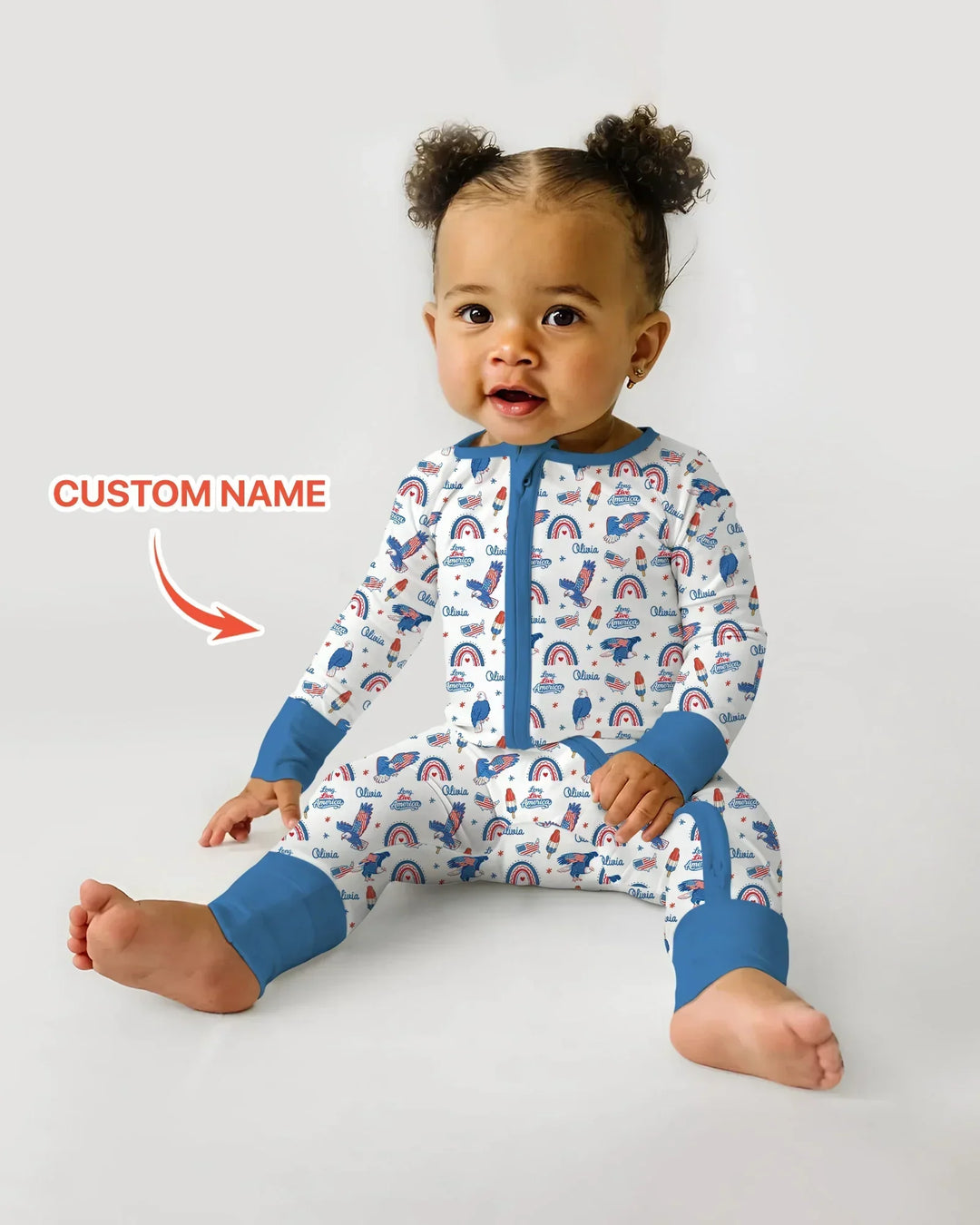 Gerippte Babykleidung mit individuellem Foto - Weich &amp; Skizzenhaft