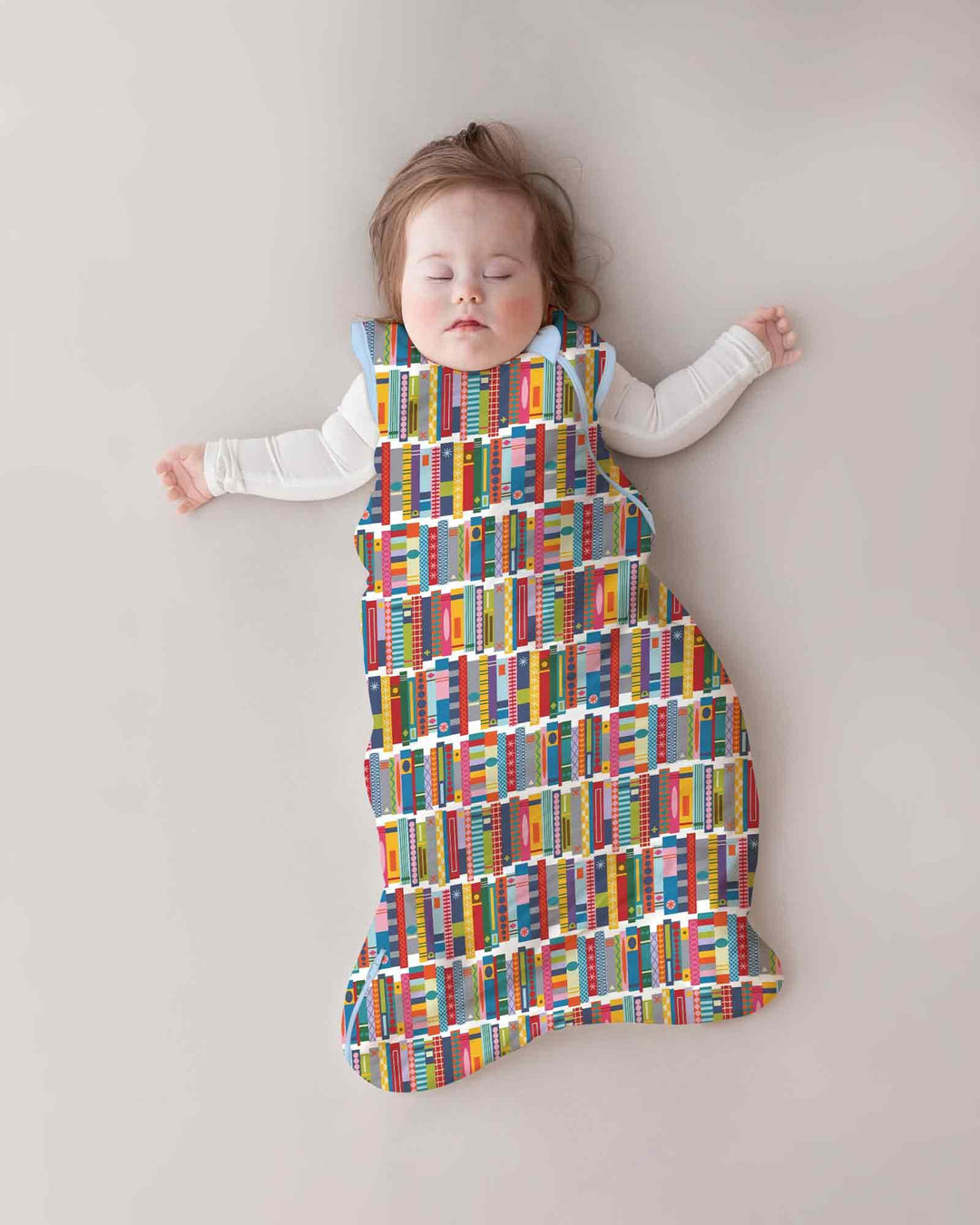 Rainbow Bookshelf Bamboo Sleep Bag