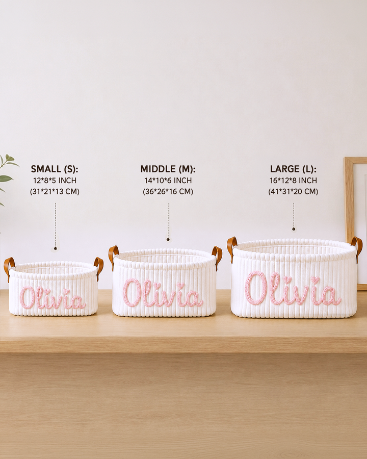 Baby Name Shower Basket