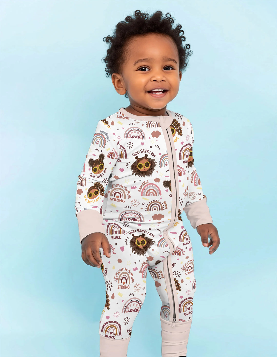 Gerippte Babykleidung mit individuellem Foto - Weich &amp; Skizzenhaft