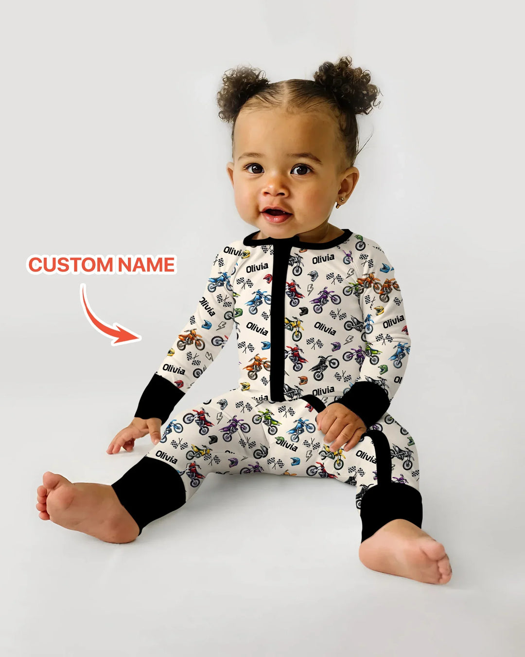 Gerippte Babykleidung mit individuellem Foto - Weich &amp; Skizzenhaft