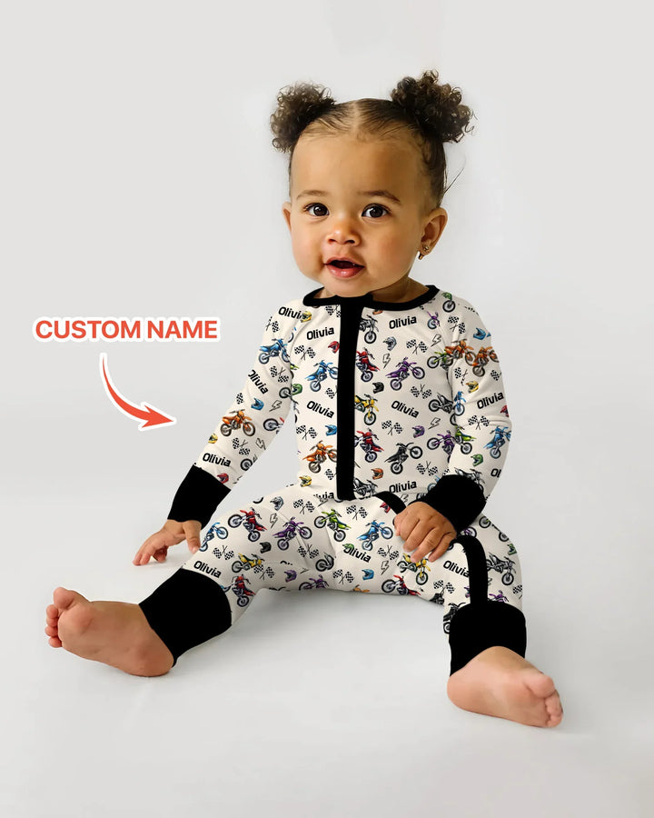 Gerippte Babykleidung mit individuellem Foto - Weich &amp; Skizzenhaft