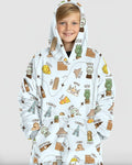 Kawaii World Tour Tragbarer Bambus-Deckenhoodie