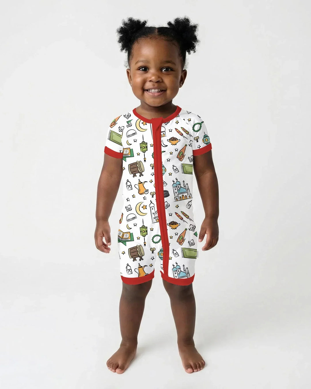 Ramadan Blessings Family Matching Bamboo Shorty Zippy