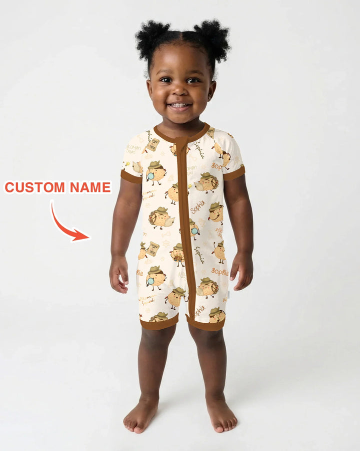 Custom Name Passover Afikoman Bamboo Shorty Zippy