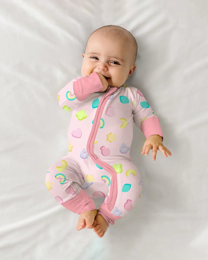 Pastel Lucky Charms Scatter Bamboo Convertible Zippy