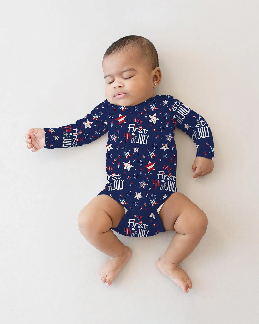 Gerippte Babykleidung mit individuellem Foto - Weich &amp; Skizzenhaft