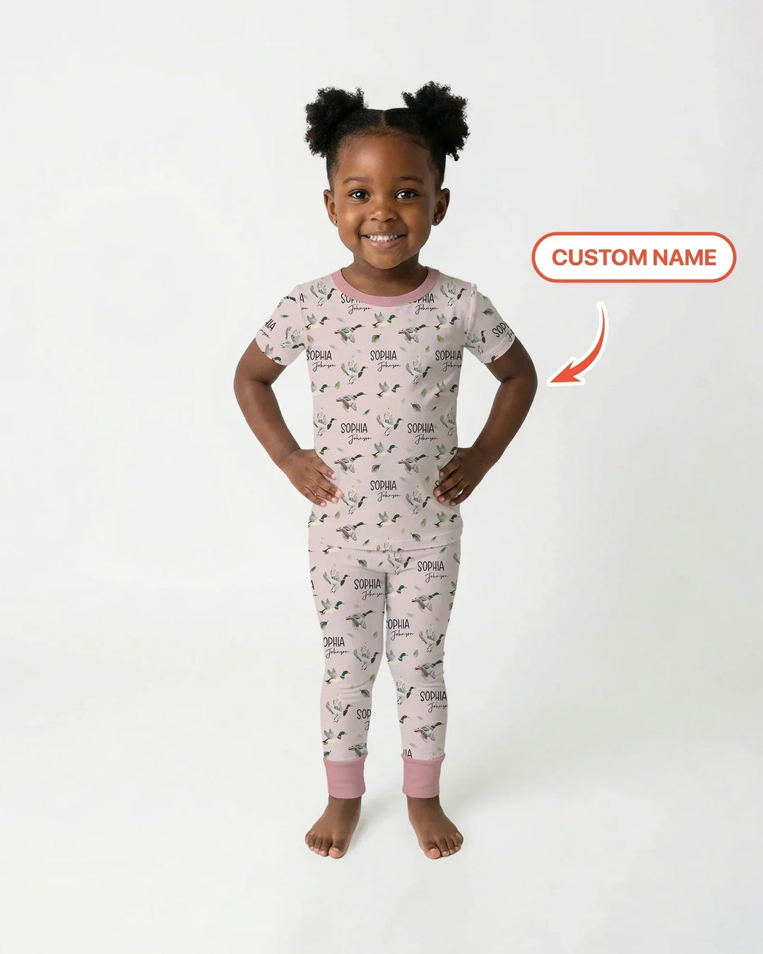 Zweiteiliges, kurzärmliges Pyjama-Set mit Marienkäfern