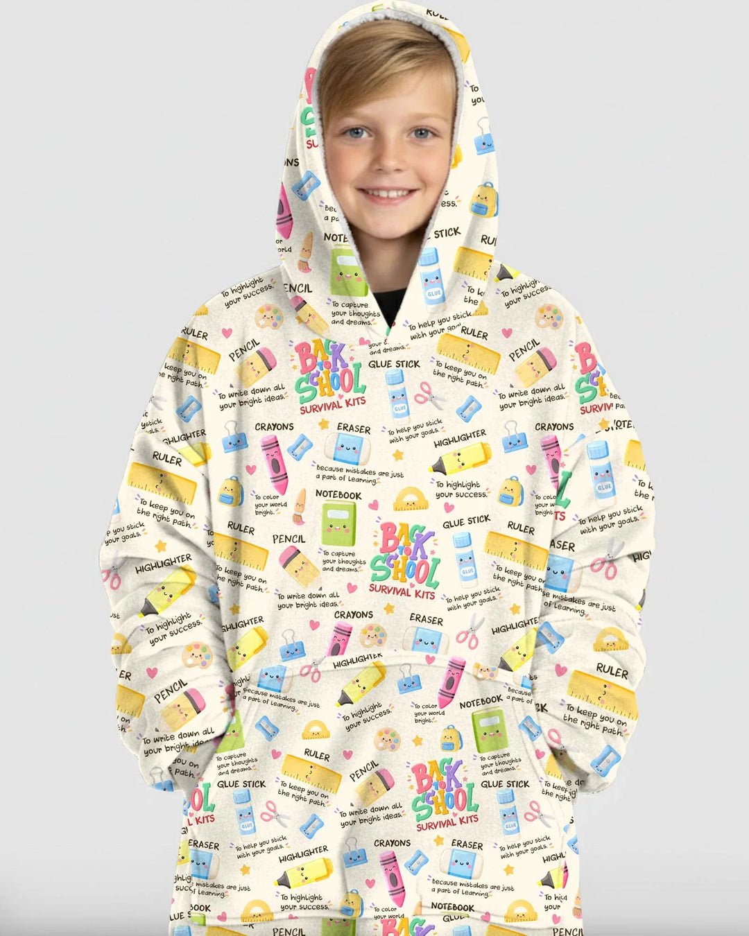 Benutzerdefinierter Bambus-Deckenhoodie (Vorlage)