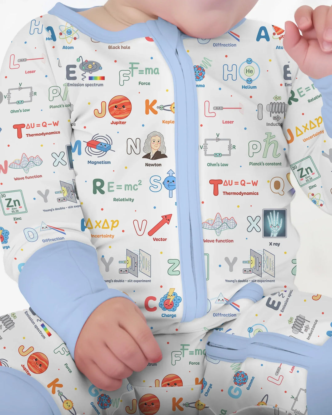 Gerippte Babykleidung mit individuellem Foto - Weich &amp; Skizzenhaft