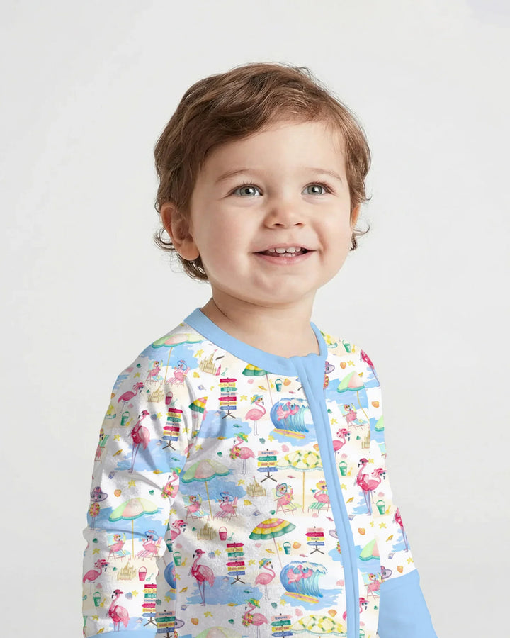 Gerippte Babykleidung mit individuellem Foto - Weich &amp; Skizzenhaft