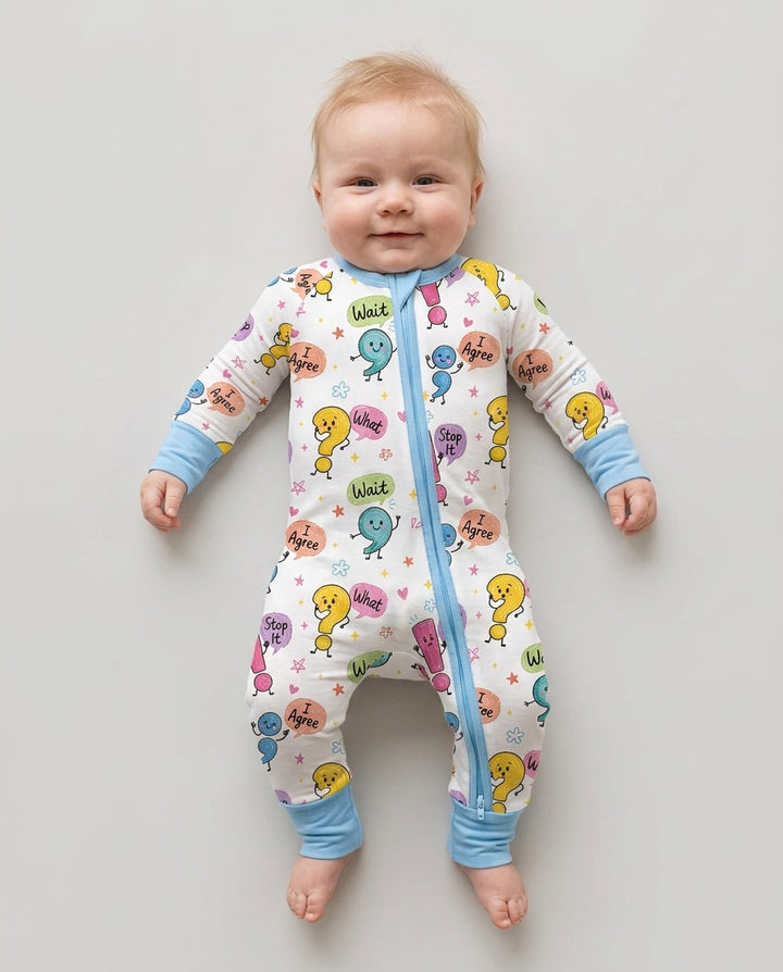 Punctuation Emotion Bamboo Convertible Zippy