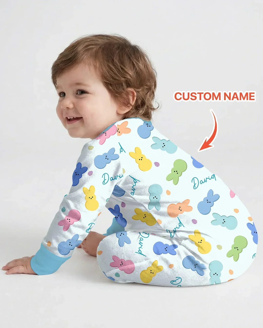 Gerippte Babykleidung mit individuellem Foto - Weich &amp; Skizzenhaft