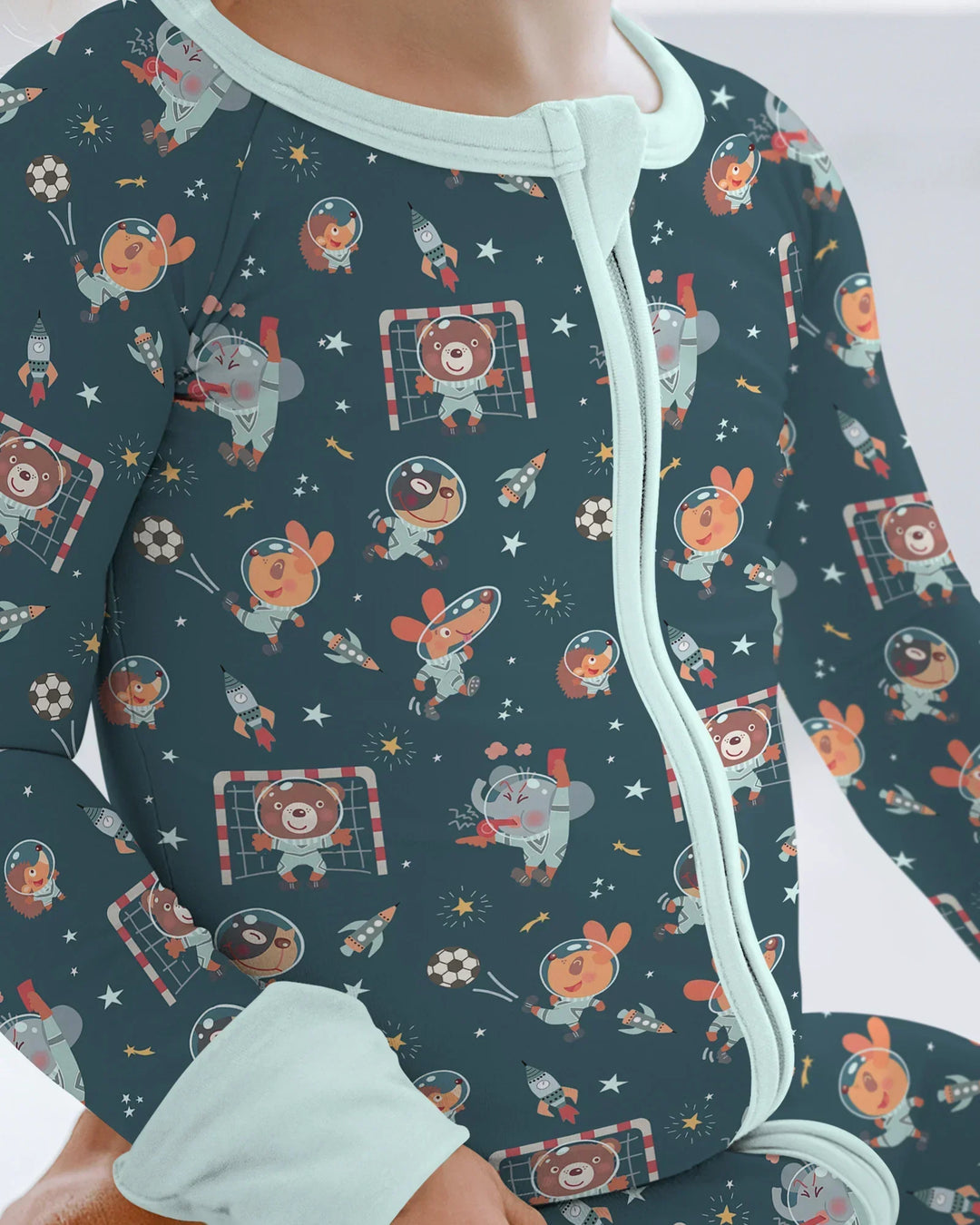 Gerippte Babykleidung mit individuellem Foto - Weich &amp; Skizzenhaft