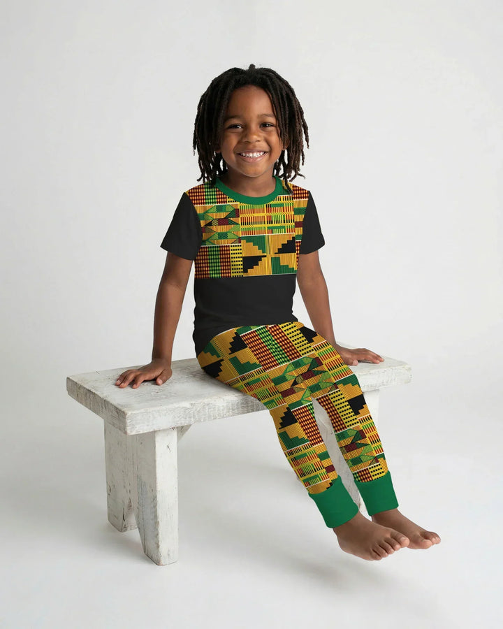 Zweiteiliges, kurzärmliges Pyjama-Set mit Marienkäfern
