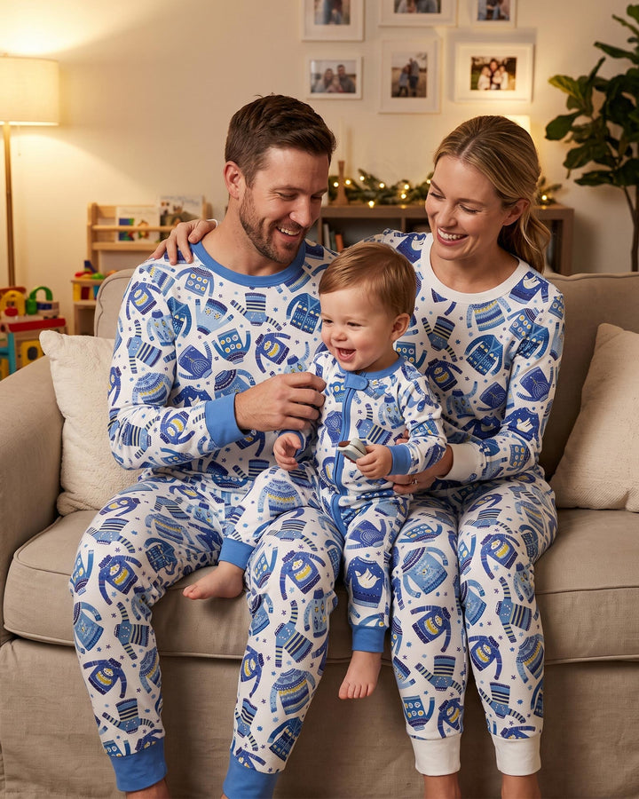 Cute Hanukkah Jumpers Bamboo Convertible Zippy