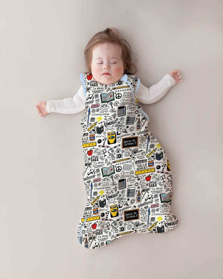 School Days Doodles Bamboo Sleep Bag