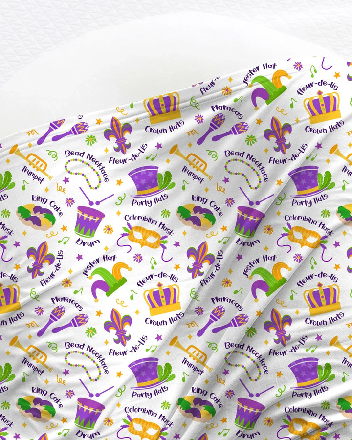 Mardi Gras Familien-Partnerdecke