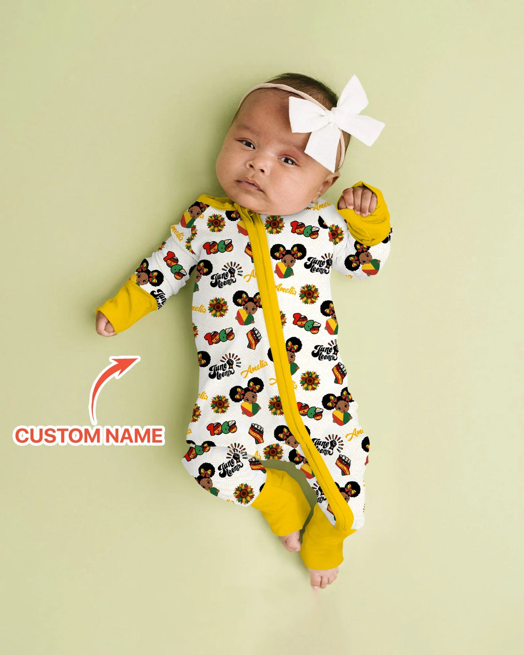 Gerippte Babykleidung mit individuellem Foto - Weich &amp; Skizzenhaft