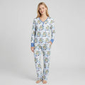 Vorlage Bambus Damen Pyjama Set