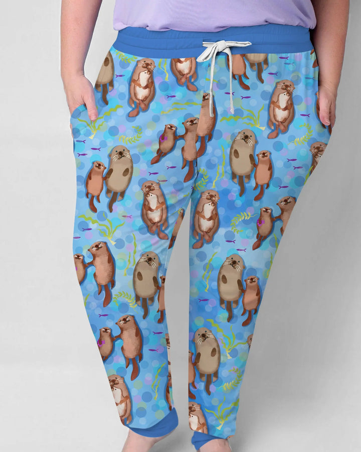 Otterly Together Bamboo Women Pajama Set
