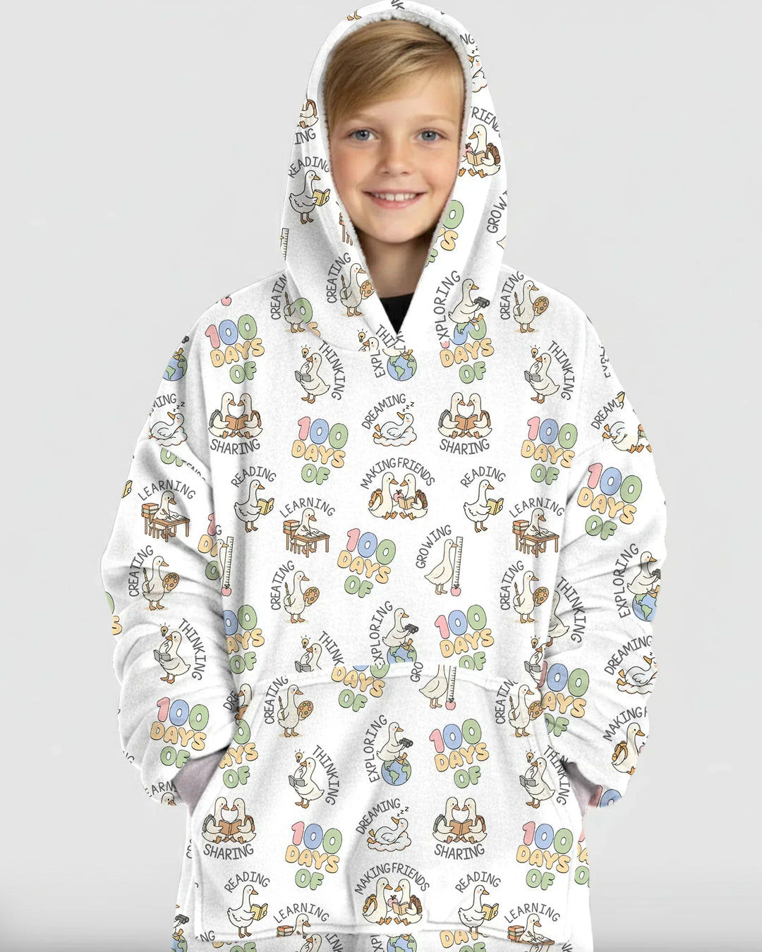 100 Days Of... Tragbarer Bambus-Deckenhoodie