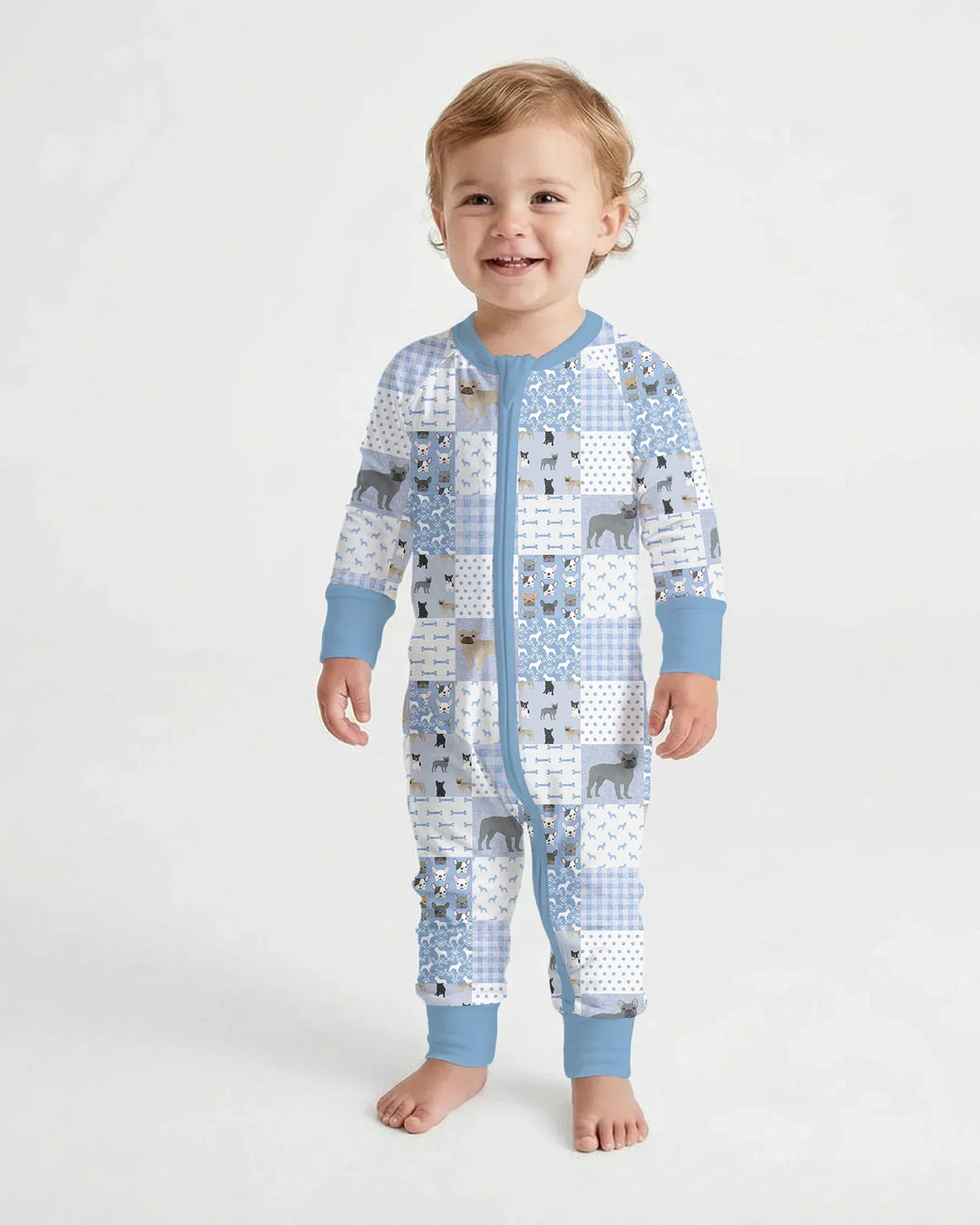 Gerippte Babykleidung mit individuellem Foto - Weich &amp; Skizzenhaft