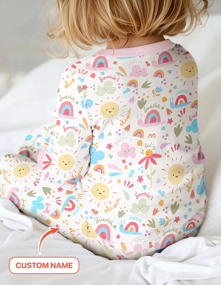Gerippte Babykleidung mit individuellem Foto - Weich &amp; Skizzenhaft