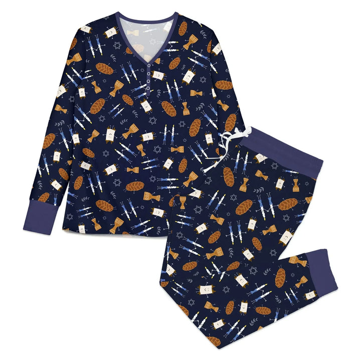 Vorlage für individuelles Damen-Pyjama-Set