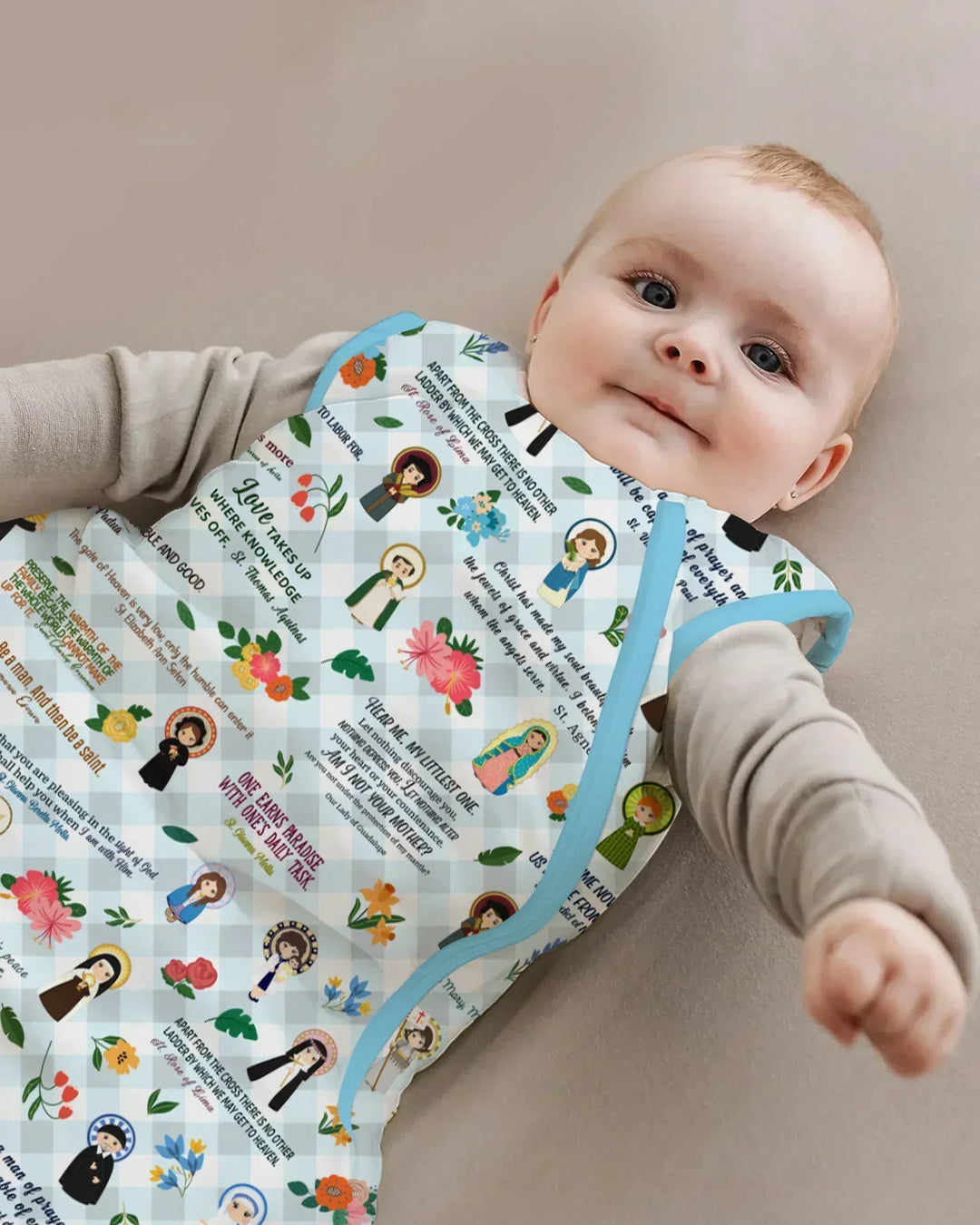 Catholic Saint Quotes Bamboo Sleep Bag