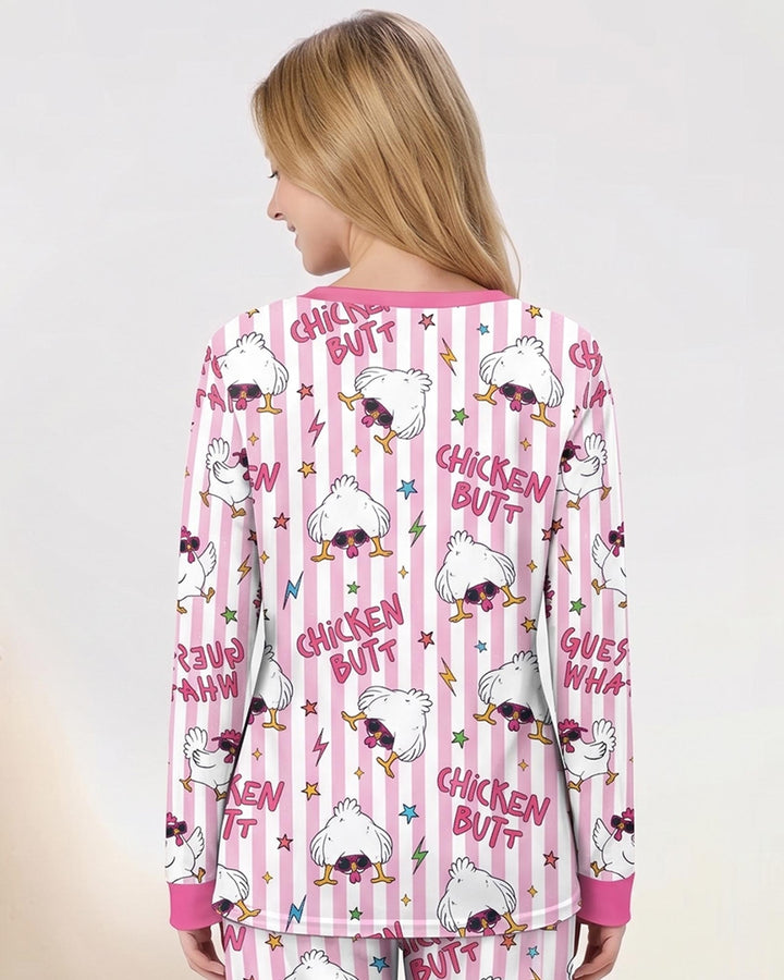 Vorlage Bambus Damen Pyjama Set
