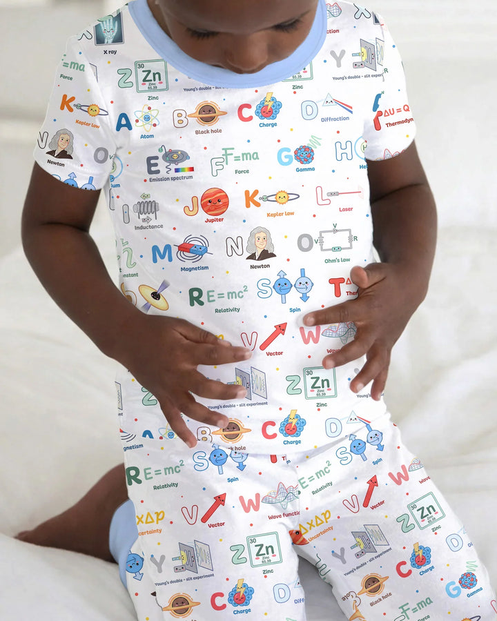 Zweiteiliges, kurzärmliges Pyjama-Set mit Marienkäfern