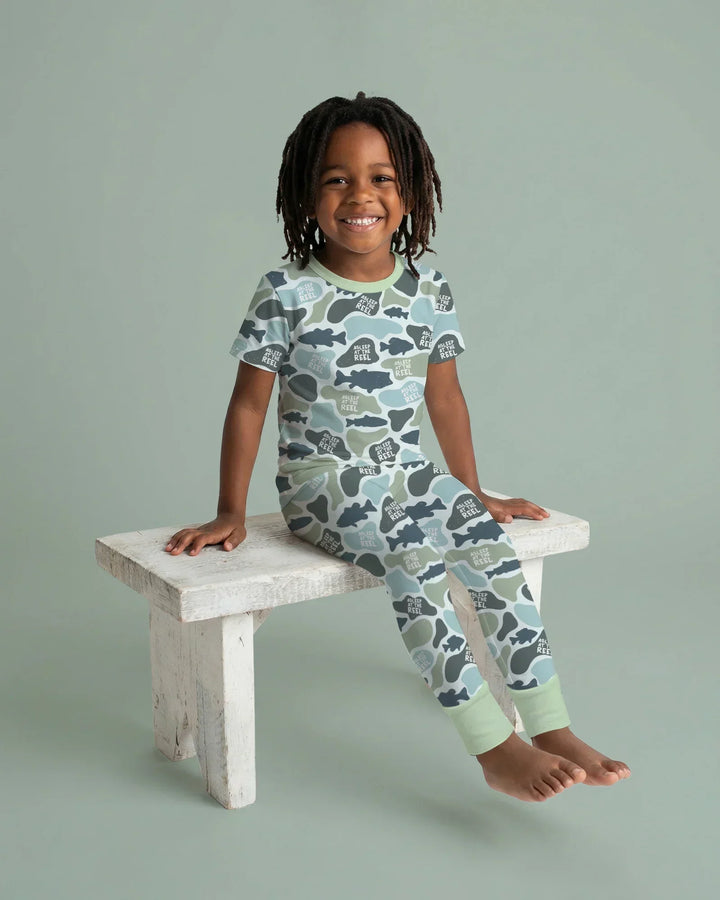 Zweiteiliges, kurzärmliges Pyjama-Set mit Marienkäfern