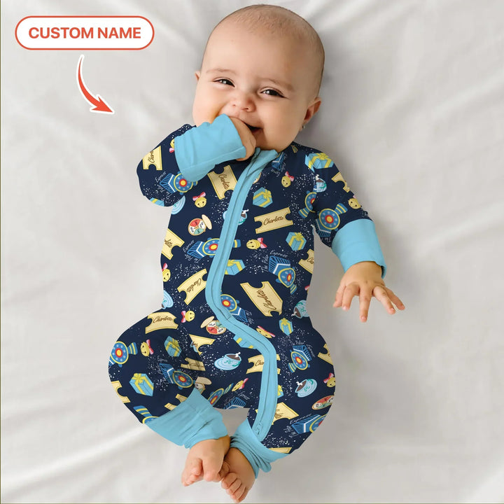 Gerippte Babykleidung mit individuellem Foto - Weich &amp; Skizzenhaft