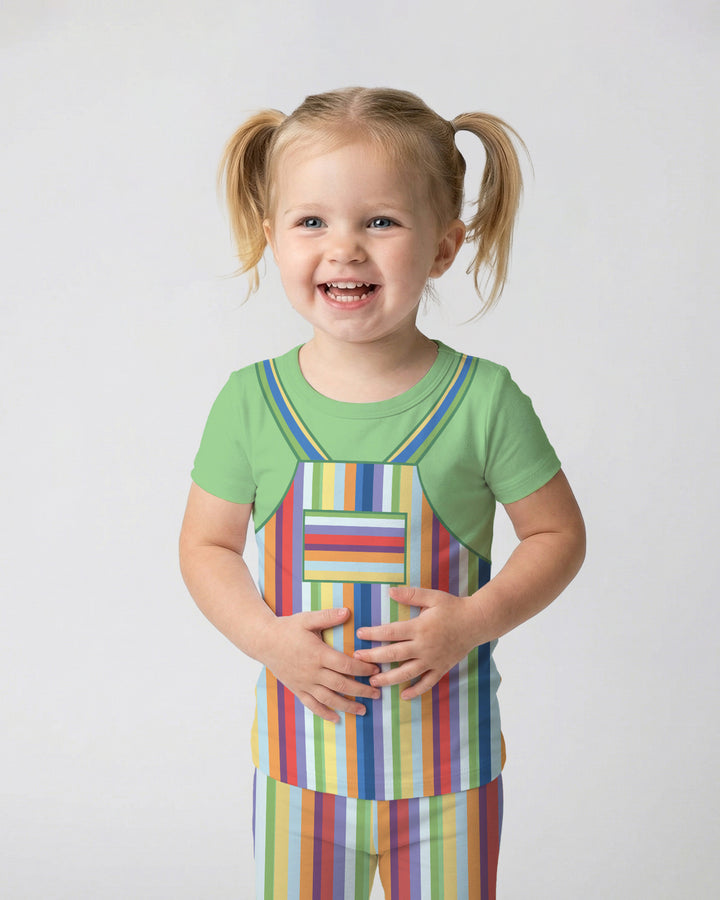 Tiny Little Chef Bamboo Two Piece Short Sleeve Pajama Set