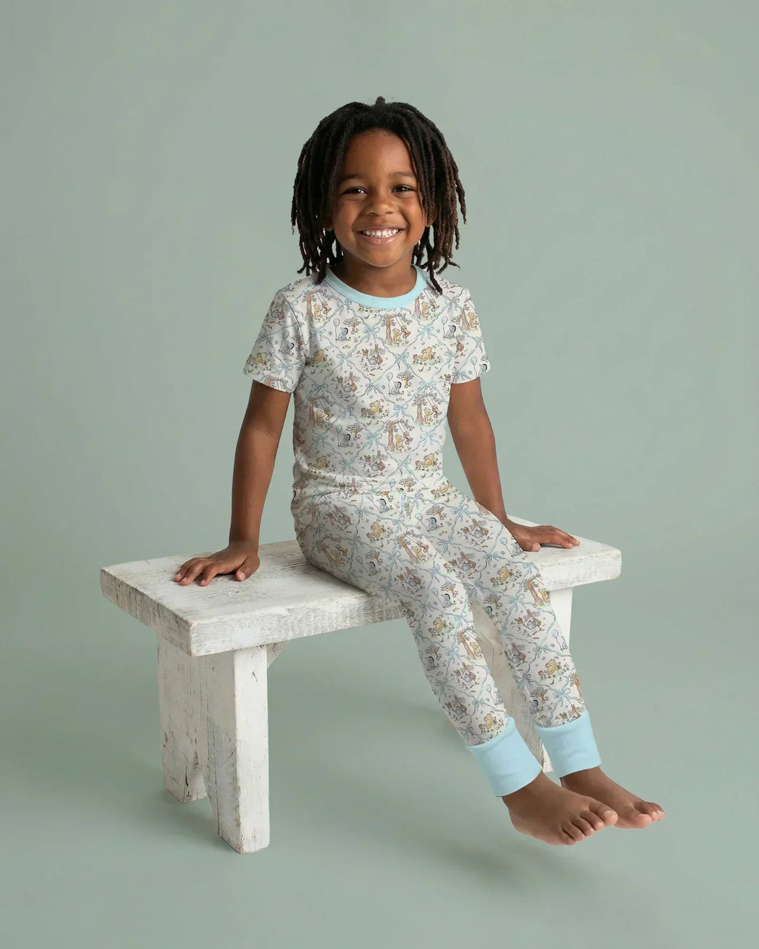 Zweiteiliges, kurzärmliges Pyjama-Set mit Marienkäfern