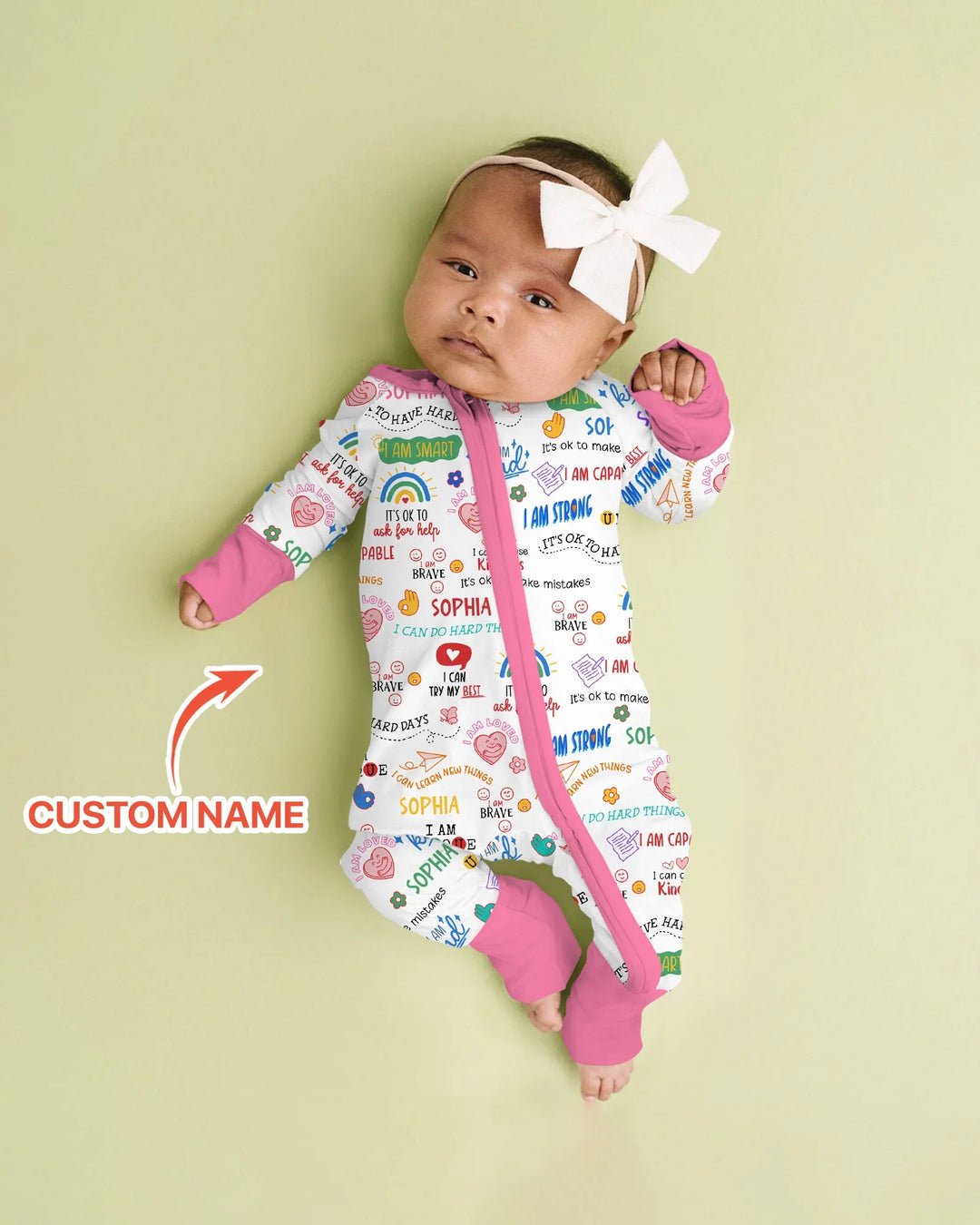 Gerippte Babykleidung mit individuellem Foto - Weich &amp; Skizzenhaft