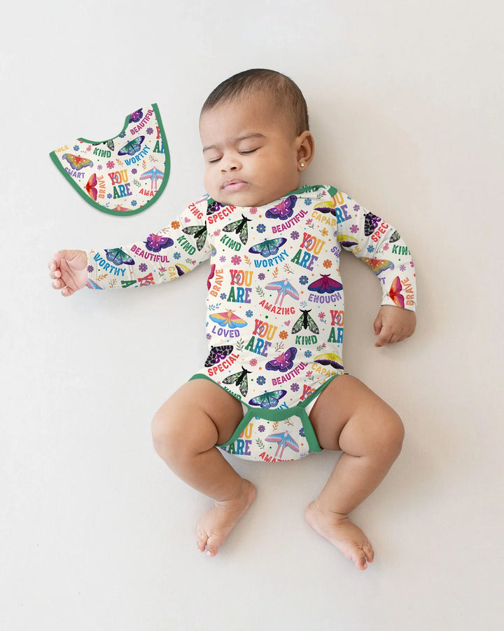Gerippte Babykleidung mit individuellem Foto - Weich &amp; Skizzenhaft