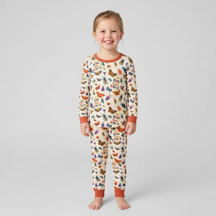 Be Kind To All Kinds Bamboo Two Piece Long Sleeve Pajama Set