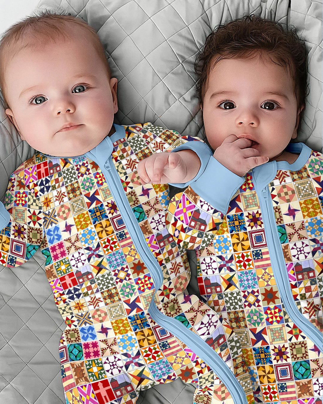 Gerippte Babykleidung mit individuellem Foto - Weich &amp; Skizzenhaft
