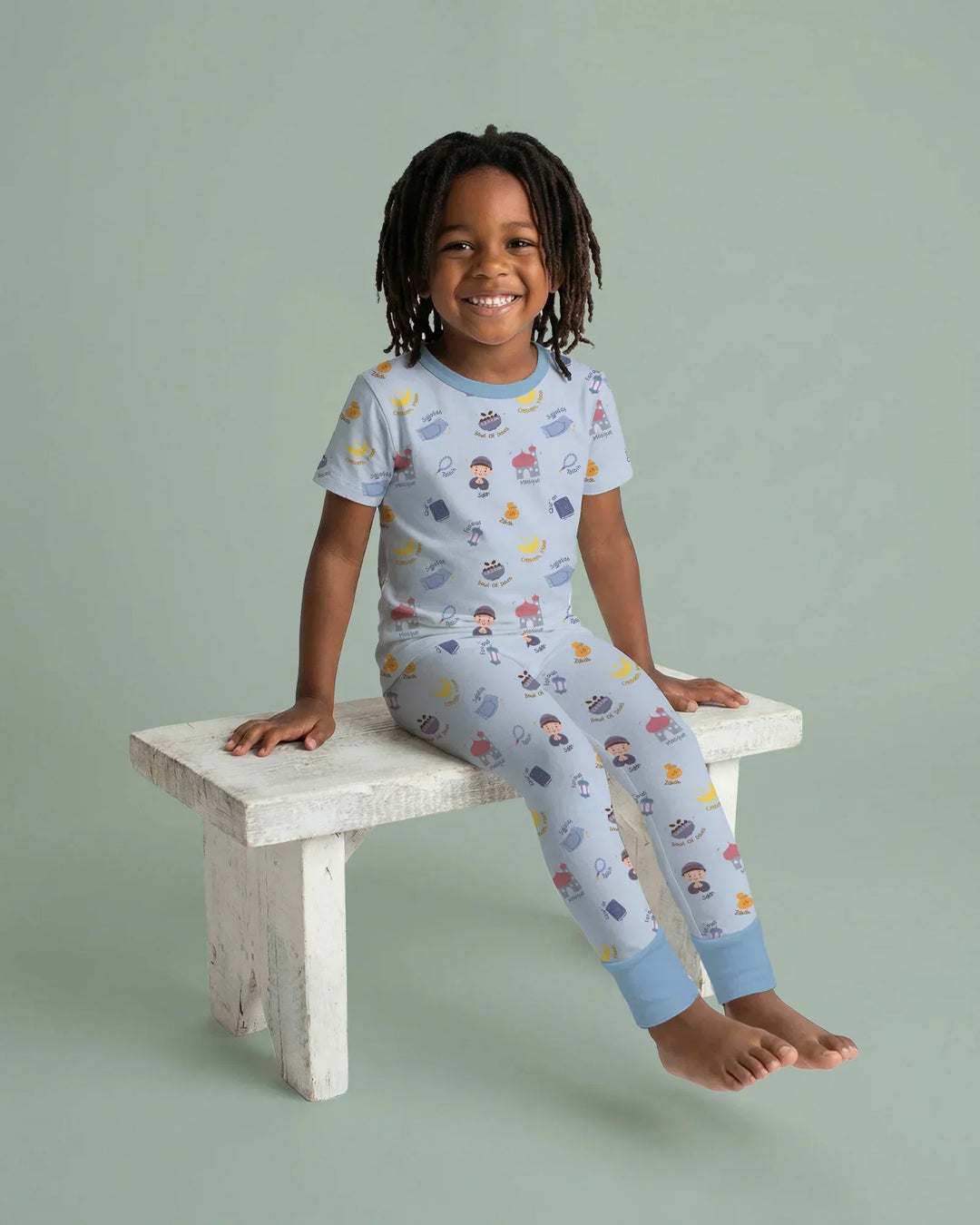 Zweiteiliges, kurzärmliges Pyjama-Set mit Marienkäfern