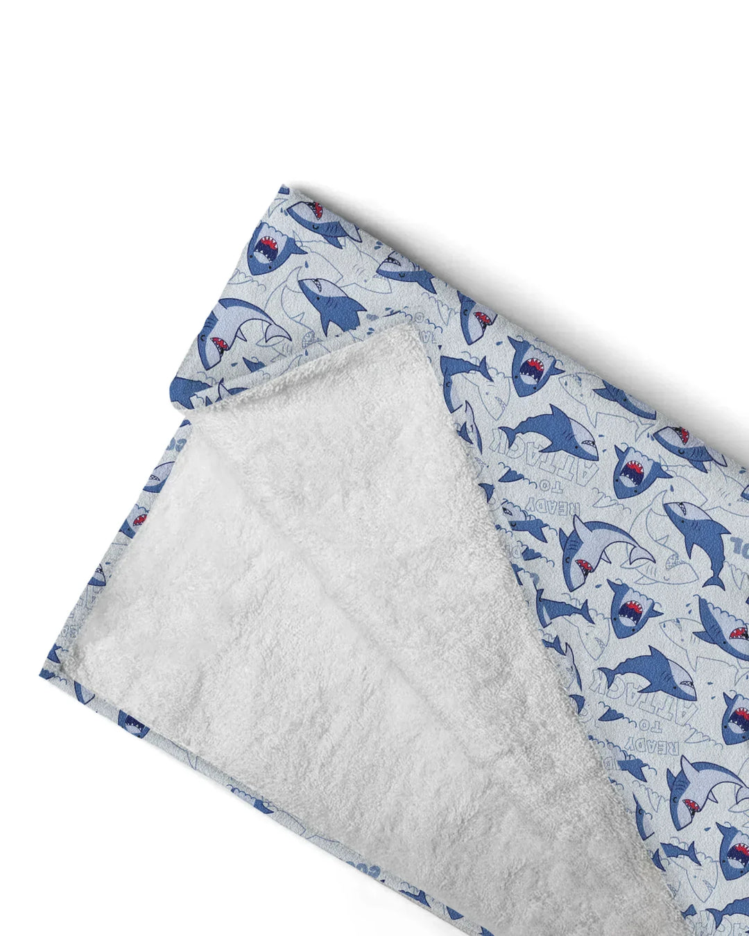 Big Sharks Attack Bamboo Beach Towel