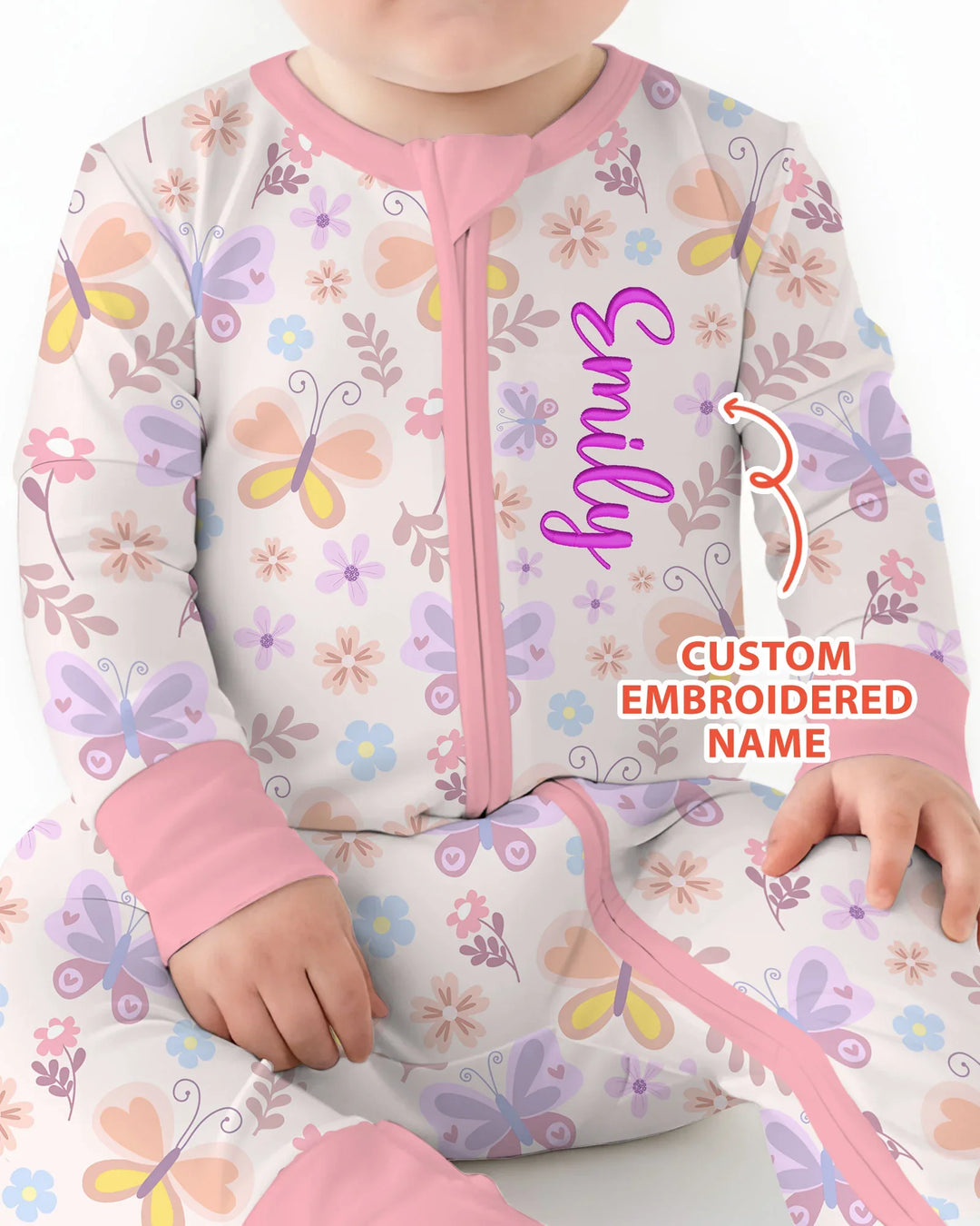 Gerippte Babykleidung mit individuellem Foto - Weich &amp; Skizzenhaft