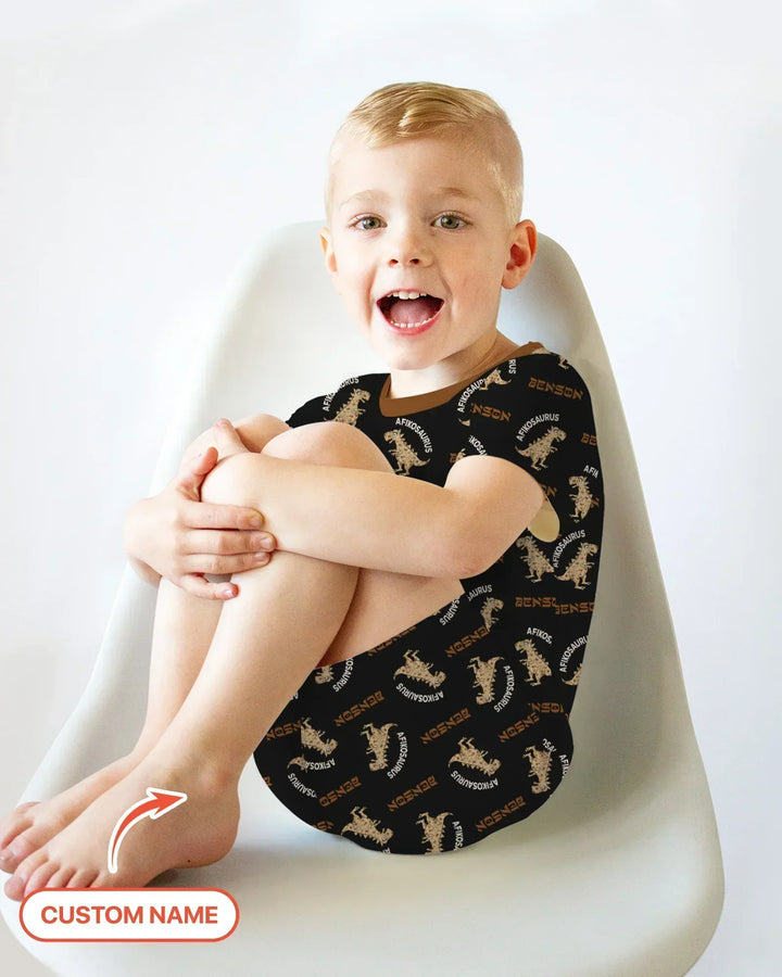 Zweiteiliges Pyjama-Set mit kurzen Ärmeln und Shorts im Sommer-Design
