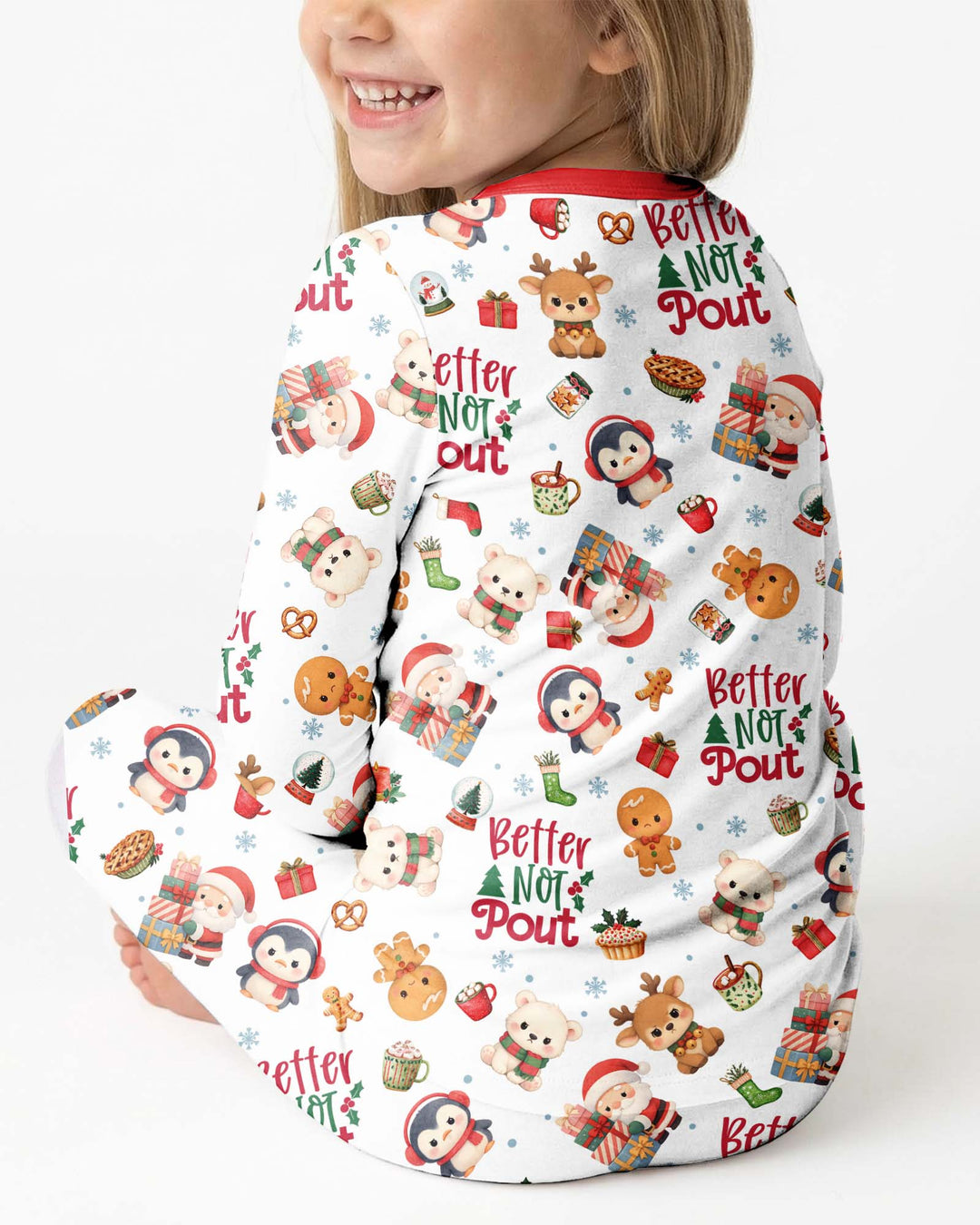 Better Not Pout Bamboo Two Piece Long Sleeve Pajama Set