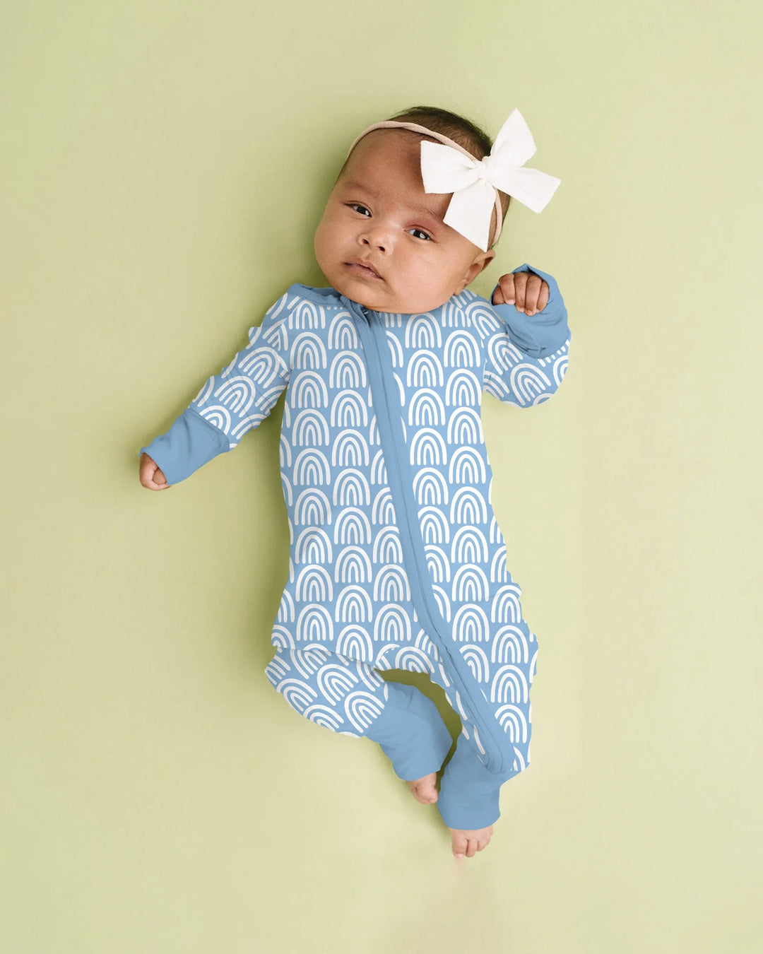 Gerippte Babykleidung mit individuellem Foto - Weich &amp; Skizzenhaft